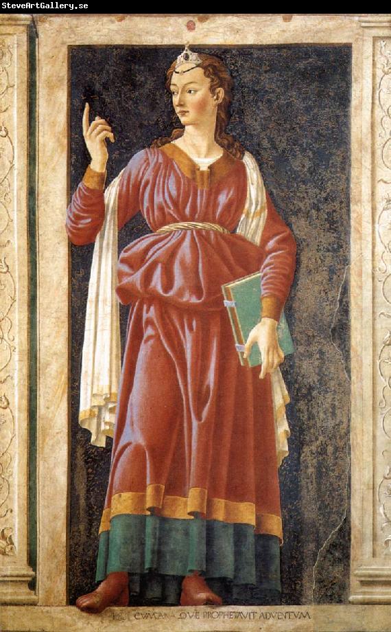 Andrea del Castagno Famous Persons: The Cumean Sibyl